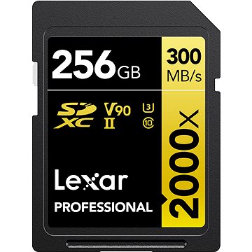 

Lexar SDXC Pro 2000X 256GB