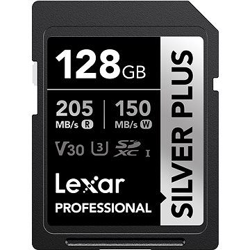 

Lexar SDXC Professional SILVER Plus 128GB