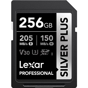 

Lexar SDXC Professional SILVER Plus 256GB