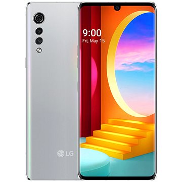 LG Velvet LTE stříbrná - Mobilní telefon