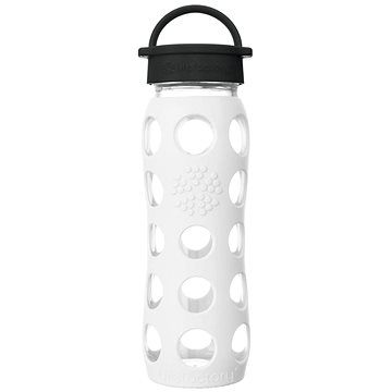 

Lifefactory Skleněná láhev 650 ml klasický uzávěr Optic White