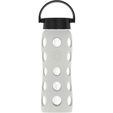 

Lifefactory Skleněná láhev 650 ml klasický uzávěr Cool Grey