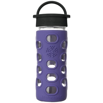 

Lifefactory Skleněná láhev 350 ml klasický uzávěr Iris