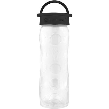 

Lifefactory Skleněná láhev 475 ml klasický uzávěr White Ombre