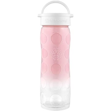 

Lifefactory Skleněná láhev 475 ml klasický uzávěr Pink Ombre