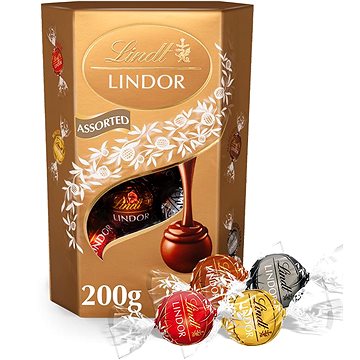 

LINDT Lindor Pralinky Směs Zlatý Mix 200 g