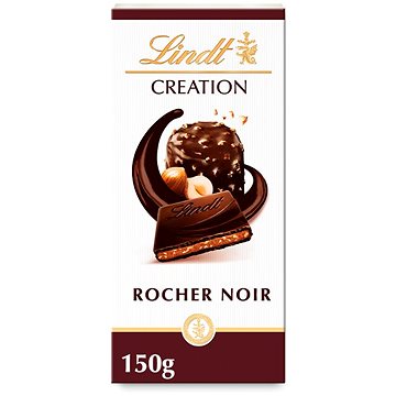 

Lindt Creation Hořká čokoláda plněná lískooříškovou náplní 150 g