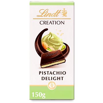 

Lindt Creation Hořká čokoláda plněná nadýchanou pistáciovou náplní 150 g