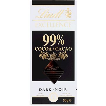 

Lindt Excellence Extra hořká čokoláda 99% kakaa 50 g