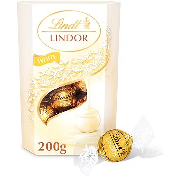 

LINDT Lindor Pralinky Bílá Čokoláda 200 g