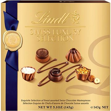 

Lindt Švýcarská kolekce prémiových pralinek 143 g