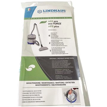 

Sáčky do vysavače Lindhaus HF6, 6 ks, 10 L