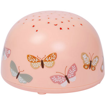 

A Little Lovely Company lampa s projektorem motýlci
