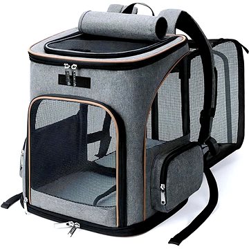 

Livefy Přepravní taška pro psy Animal Carrier 41 × 35 cm, šedá