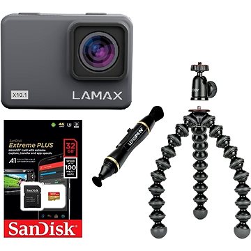 LAMAX X10.1 + Alza Foto Video Starter Kit 2019 - Outdoorová kamera