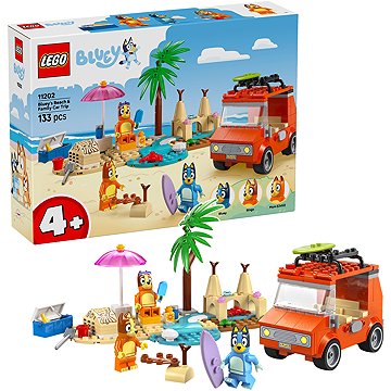 

LEGO® Bluey 11202 Bluey a rodinný výlet autem na pláž