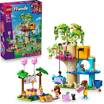 LEGO® Friends 42666 Kočičí narozeninová oslava a dům na stromě