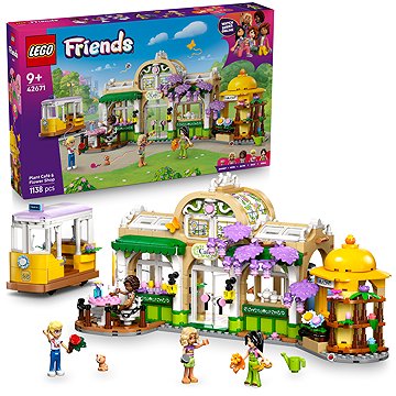 

LEGO® Friends 42671 Kavárna plná rostlin a květinářství