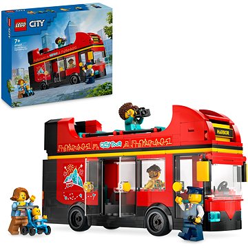 

LEGO® City 60407 Červený dvoupodlažní vyhlídkový autobus