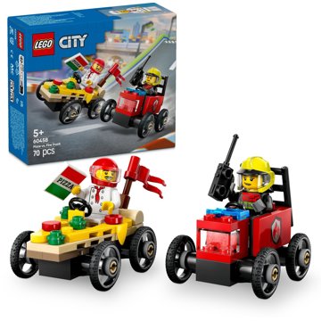 

LEGO® City 60458 Závodní balíček: Rozvoz pizzy vs. hasičské auto