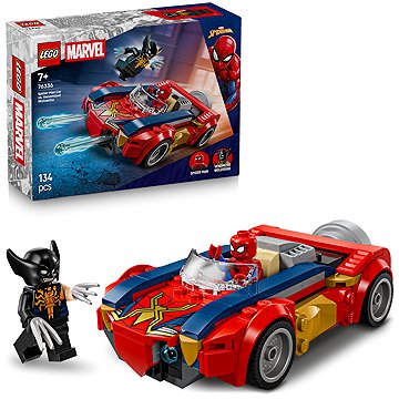 LEGO® Super Heroes 76336 Spider-Man a auto vs. venomizovaný Wolverine