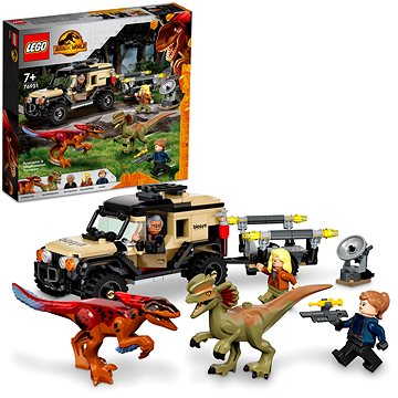 LEGO® Jurassic World™  76951 Přeprava pyroraptora a dilophosaura - LEGO stavebnice