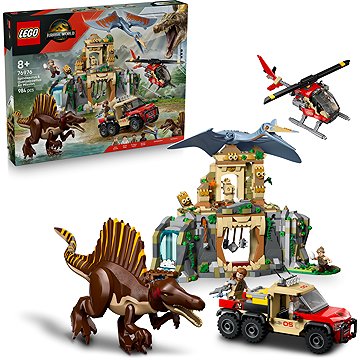 LEGO® Jurassic World  76976 Letecká mise se spinosaurem a quetzalcoatlem
