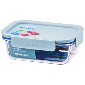 

LocknLock "CLEAR" obdélníková dóza 0,630 l mint