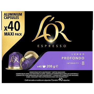 

L'OR Profondo 40 hliníkových kapslí