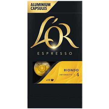 

L'OR Biondo 10 kapslí pro Nespresso®* Original