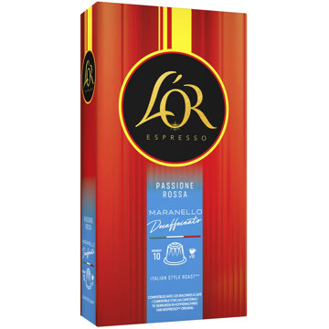 

L'OR Passione Rossa Maranello Decaffeinato 10 kapslí