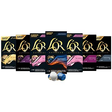 

L'OR Exclusive MixPack 70 kapslí kompatibilní s Nespresso®* Original