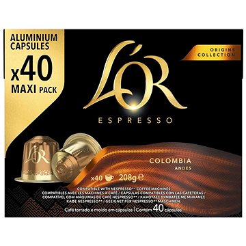 

L'OR Espresso Colombia 40 kapslí