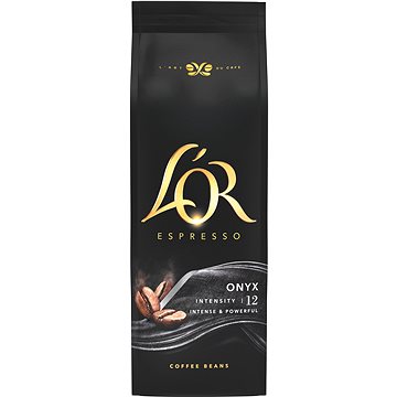 

L'OR Espresso Onyx, zrnková káva, 500g