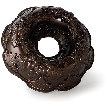 

NORDIC WARE Forma na bábovku PODZIMNÍ VĚNEC tmavá měď