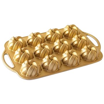 

NORDIC WARE Forma na 12 malých bábovek ANIVERSARY zlatá