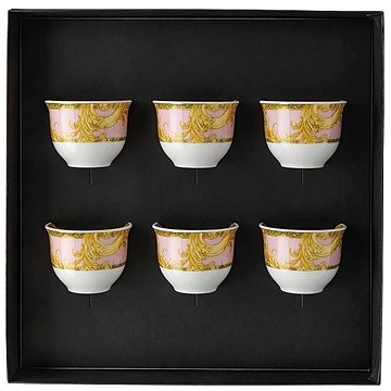 

ROSENTHAL VERSACE LES REVES BYZANTINS Set nízkých šálků bez ouška 6 ks