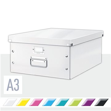 

LEITZ WOW Click & Store A3 36.9 x 20 x 48.2 cm, bílá