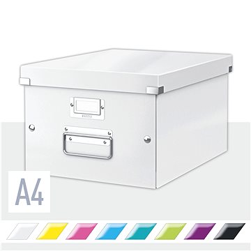 

LEITZ WOW Click & Store A4 28.1 x 20 x 37 cm, bílá