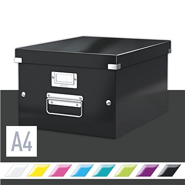 LEITZ WOW Click & Store A4 28.1 x 20 x 37 cm, černá