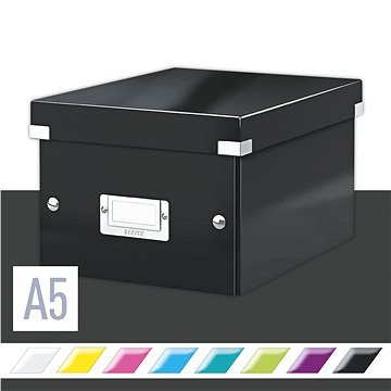 

LEITZ WOW Click & Store A5 22 x 16 x 28.2 cm, černá