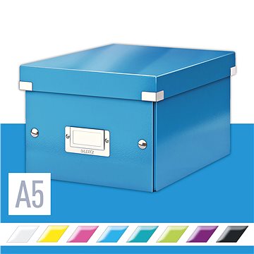 

LEITZ WOW Click & Store A5 22 x 16 x 28.2 cm, modrá
