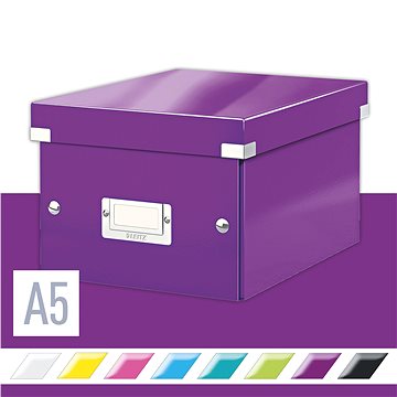

LEITZ WOW Click & Store A5 22 x 16 x 28.2 cm, purpurová