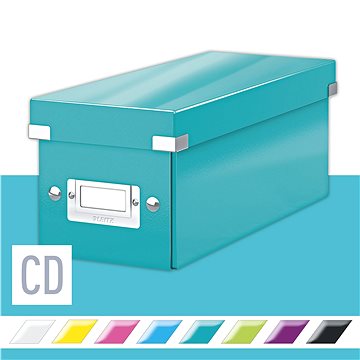

LEITZ WOW Click & Store CD 14.3 x 13.6 x 35.2 cm, ledově modrá