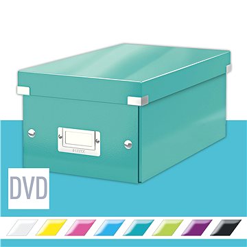 

LEITZ WOW Click & Store DVD 20.6 x 14.7 x 35.2 cm, ledově modrá