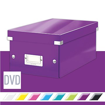 

LEITZ WOW Click & Store DVD 20.6 x 14.7 x 35.2 cm, purpurová