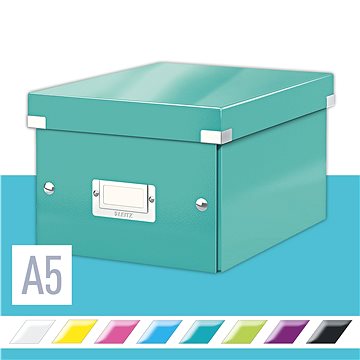 

LEITZ WOW Click & Store A5 22 x 16 x 28.2 cm, ledově modrá