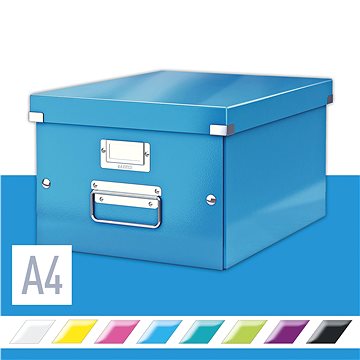 

LEITZ WOW Click & Store A4 28.1 x 20 x 37 cm, modrá