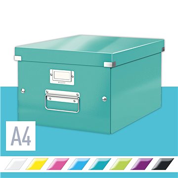 

LEITZ WOW Click & Store A4 28.1 x 20 x 37 cm, ledově modrá