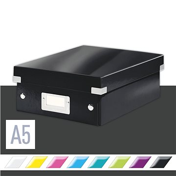 

LEITZ WOW Click & Store A5 22 x 10 x 28.2 cm, černá